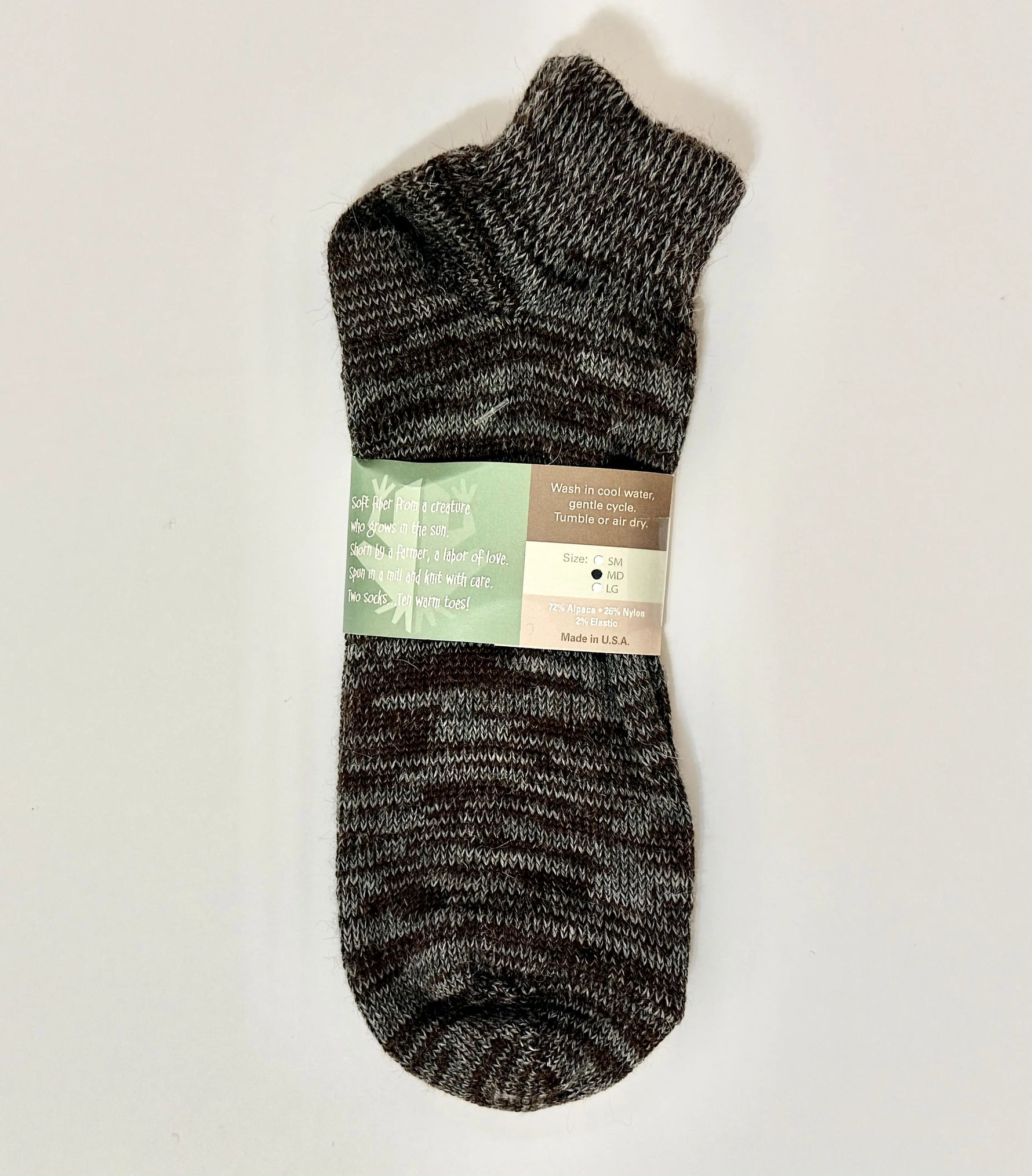 Marble ankle sock