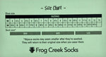 Ankle Sock size chart
