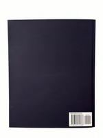 Black book cover with ISBN barcode, plain minimalist design