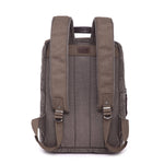 Canvas Laptop Backpack back view