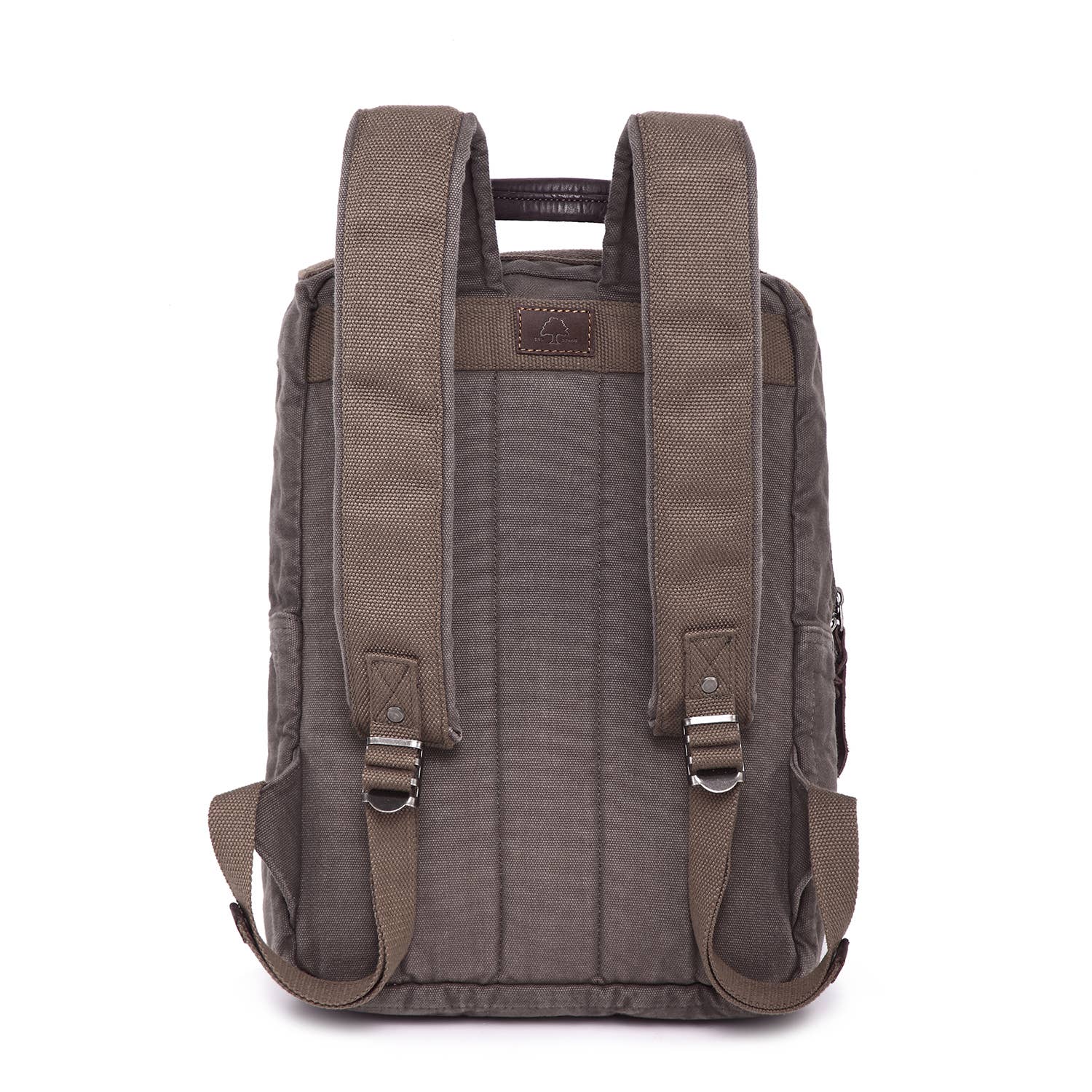 Canvas Laptop Backpack back view