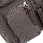 Canvas Laptop Backpack close up