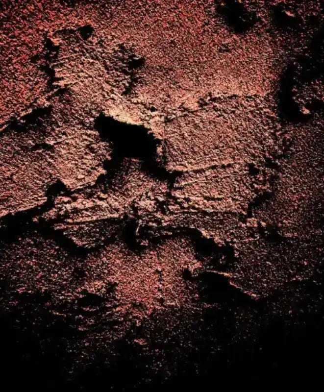 Textured abstract artwork with deep red and black tones, ideal for framed wall decor