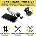 Lightstick Mini with power bank function charging phone, dual-purpose portable rechargeable device